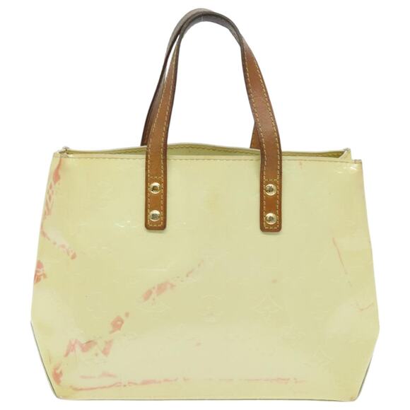 LOUIS VUITTON Monogram Vernis Reade PM Hand Bag Perle M91336 - Picture 2 of 12